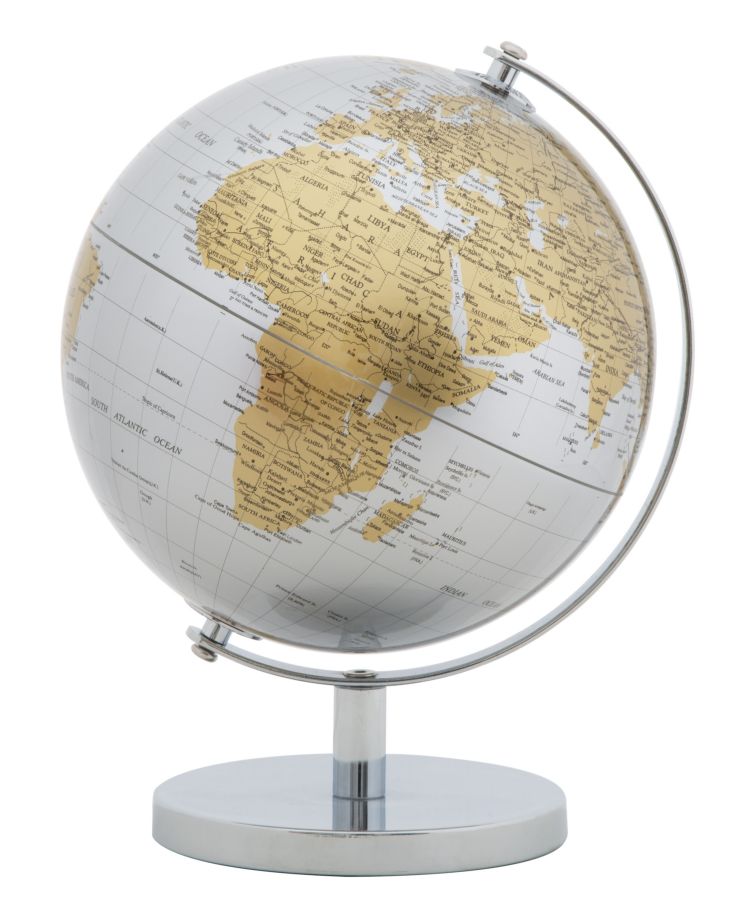 MAPPAMONDO MAGNETICO SILVER/BLU 10CM - - idee regalo - Mondadori Store