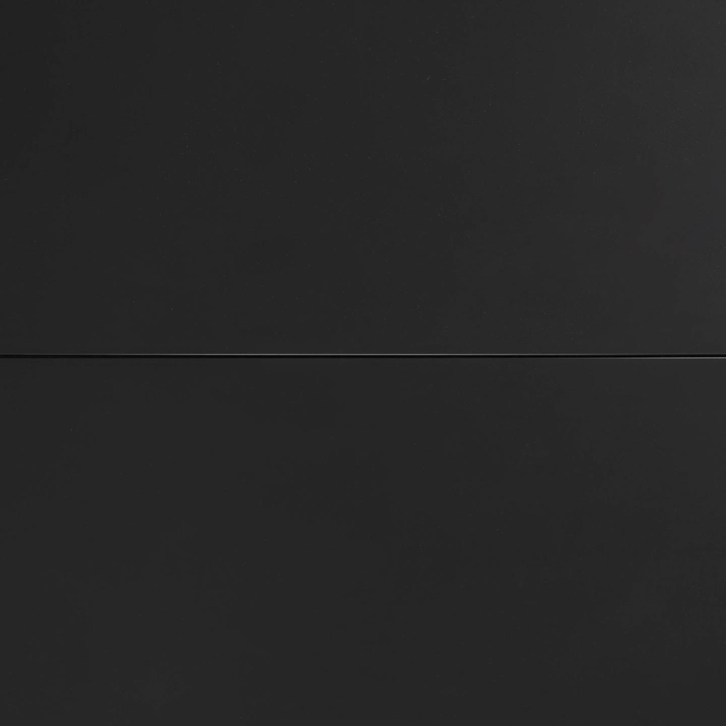 Tavolo rotondo allungabile Vashti in vetro e gambe in acciaio finitura nera  Ø 120 (160) cm