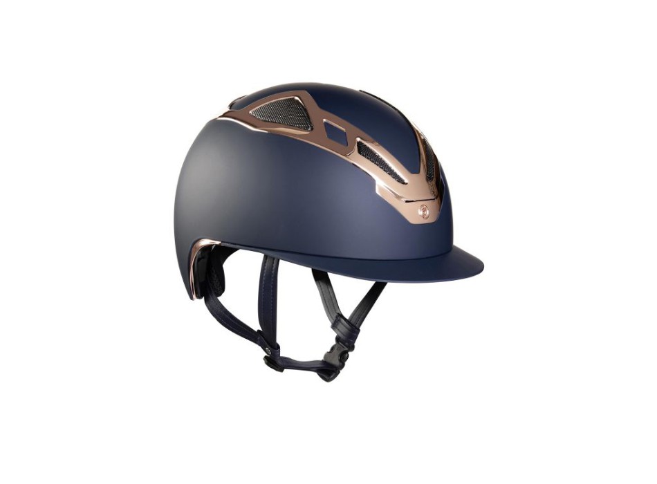 APEX CHROME HELMET BLU MATT/ROSE GOLD