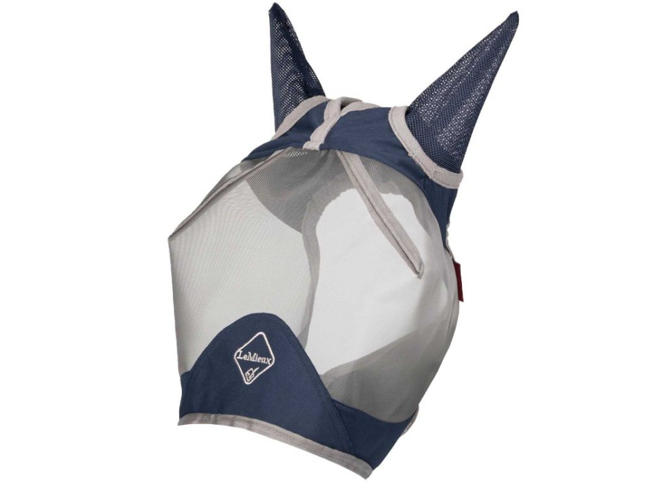 ARMOURSHIELD PRO HALF FLY MASK NAVY