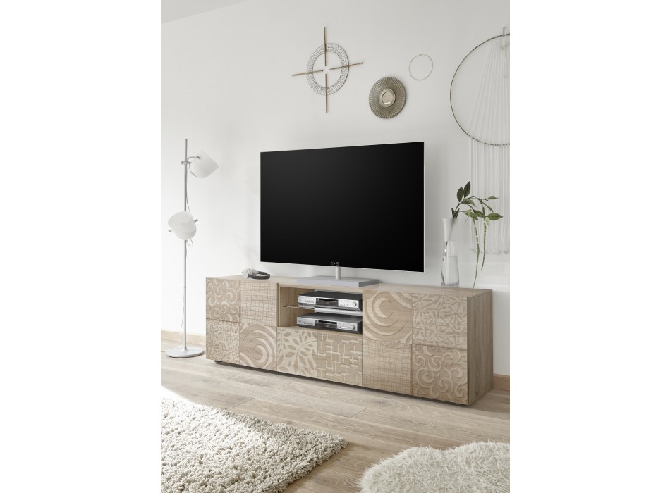 Base TV 2 ante / 1 Cassetto MIRO 181x57x43 cm