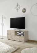 Base TV Piccola 1 anta 1 Cassetto MIRO colore rovere