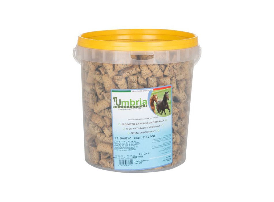 BISCOTTI LE BONTA' ERBA MEDICA (2,5 KG)