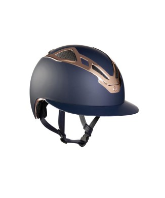 CASCO APEX CHROME LADY BLU MATT/ROSE GOLD