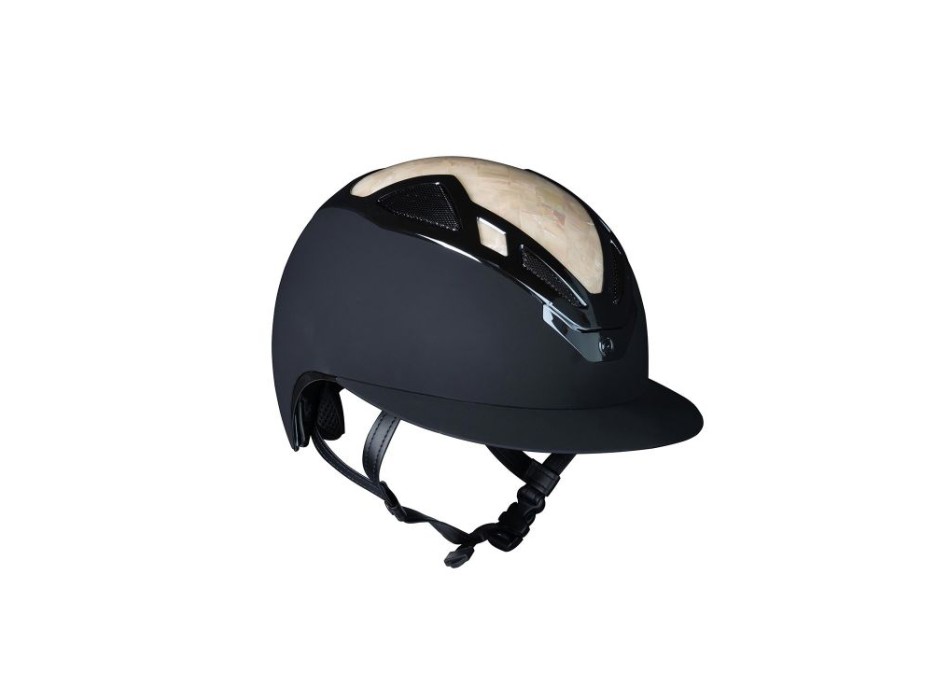 CASCO APEX MADREPERLA LADY BLACK MATT