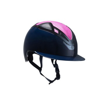 CASCO APEX WOOD LADY BLU NAVY GLOSSY PINK