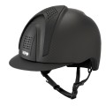 CASCO IN CARBONIO E-LIGHT NERO OPACO CON VISIERA NERA OPACA E 3 TASSELLI NERO OPACO