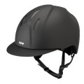 CASCO IN CARBONIO E-LIGHT NERO OPACO CON VISIERA NERA OPACA E GRIGLIA IN ACCIAIO INOSSIDABILE