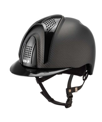 CASCO IN CARBONIO E-LIGHT NERO OPACO CON VISIERA NERO METALLIZZATO E 3 TASSELLI NERO METALLIZZATO