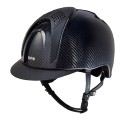 CASCO IN CARBONIO E-LIGHT SHINE BLU / 2 INSERTI BLU MATT