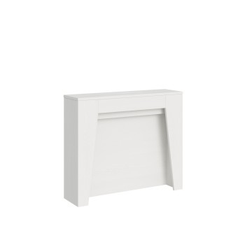 Consolle Anea - Consolle allungabile 90x25/211 cm Anea Bianco Frassino