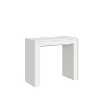 Consolle Mia - Consolle allungabile 90x42/198 cm Mia Small Bianco Frassino