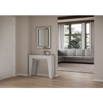 Consolle Narrow - Consolle allungabile 90x25/181 cm Narrow Bianco Frassino