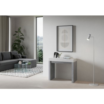 Consolle Roxell - Consolle allungabile 90x40/196 cm Roxell Small Bianco Frassino