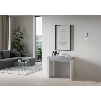 Consolle Roxell - Consolle allungabile 90x40/196 cm Roxell Small Bianco Frassino