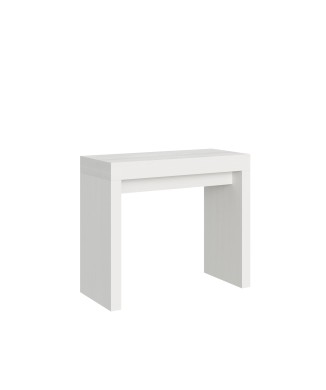 Consolle Roxell - Consolle allungabile 90x40/196 cm Roxell Small Bianco Frassino