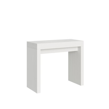 Consolle Roxell - Consolle allungabile 90x40/196 cm Roxell Small Bianco Frassino