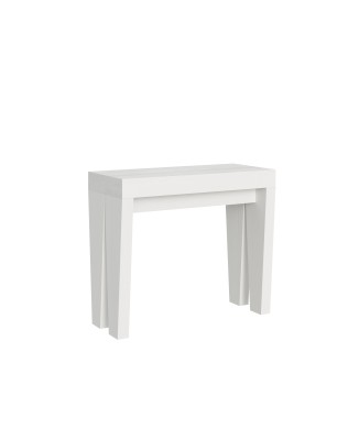 Consolle Spimbo - Consolle allungabile 90x40/196 cm Spimbo Small Bianco Frassino