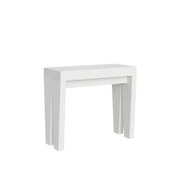 Consolle Spimbo - Consolle allungabile 90x40/196 cm Spimbo Small Bianco Frassino