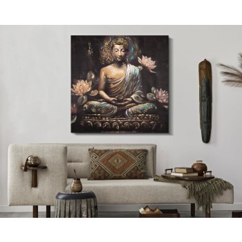 DIPINTO SU TELA BUDDHA -A-