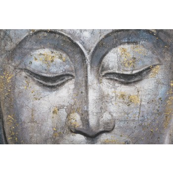 DIPINTO SU TELA FACE BUDDHA LIGHT -A-