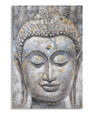 DIPINTO SU TELA FACE BUDDHA LIGHT -A-