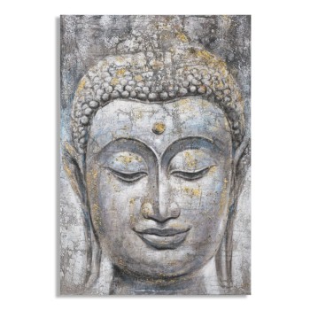 DIPINTO SU TELA FACE BUDDHA LIGHT -A-