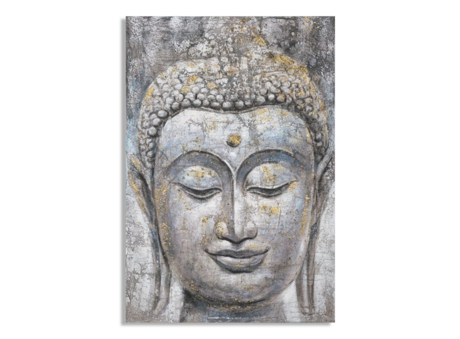 DIPINTO SU TELA FACE BUDDHA LIGHT -A-