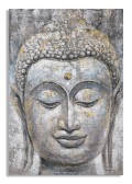 DIPINTO SU TELA FACE BUDDHA LIGHT -A-