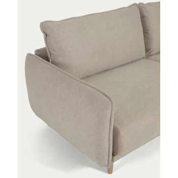 Divano Carlota 3 posti beige 213 cm