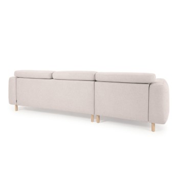 Divano Singa 3 posti con chaise longue sinistra