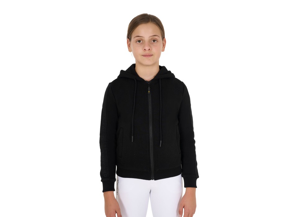 FELPA BAMBINA FULL ZIP CON PILE INTERNO