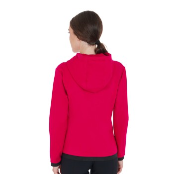 FELPA DONNA ZIP FRONTALE TESSUTO TECNICO INTERLOCK