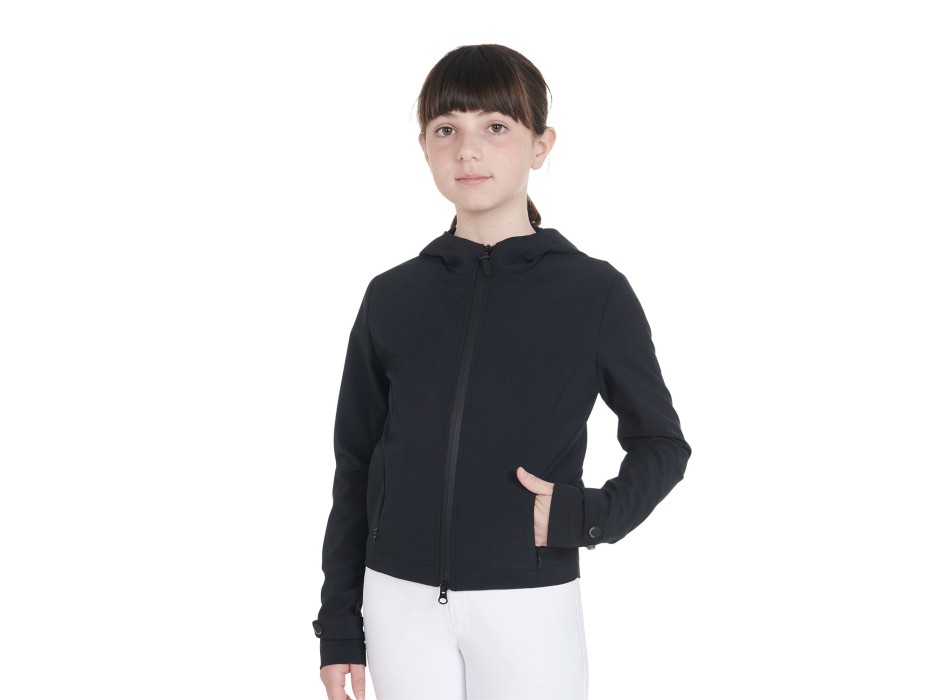 GIACCA SOFTSHELL BAMBINI SLIM FIT IN TESSUTO TECNICO