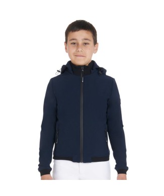 GIACCA SOFTSHELL BAMBINI TRE STRATI IN TESSUTO TECNICO