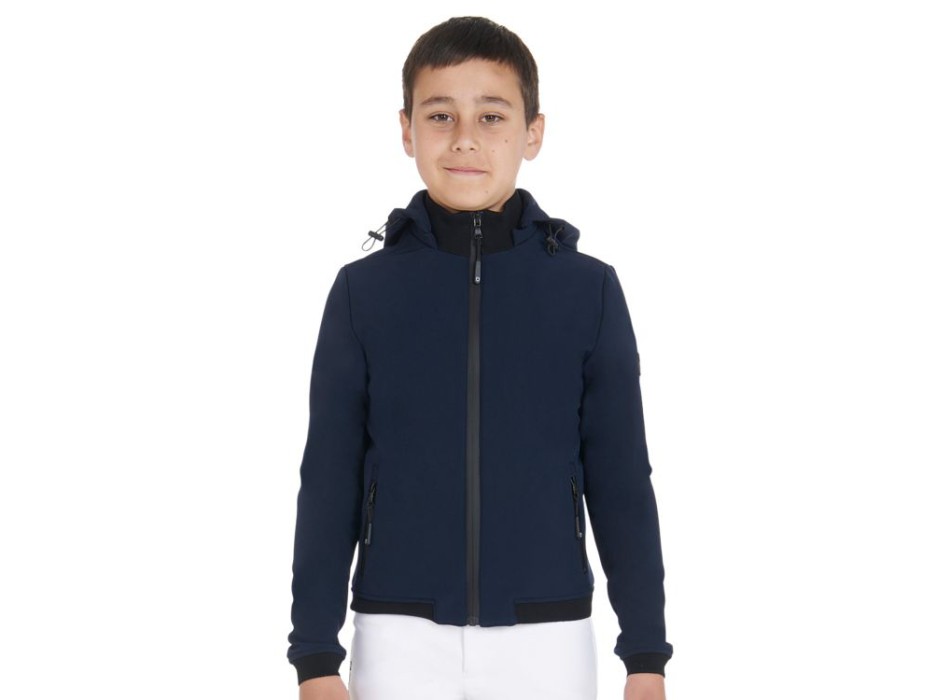 GIACCA SOFTSHELL BAMBINI TRE STRATI IN TESSUTO TECNICO