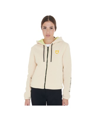 GIACCHETTO DONNA REVERSIBILE CON ZIP E CAPPUCCIO