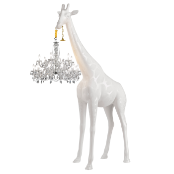 GIRAFFA INNAMORATA AL COPERTO (H 4m) 19002WH QEEBOO