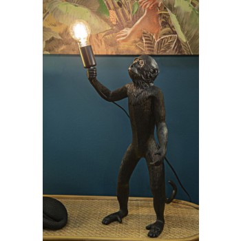 LAMPADA DA TAVOLO MONKEY NERO