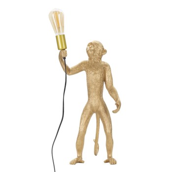 LAMPADA DA TAVOLO MONKEY ORO