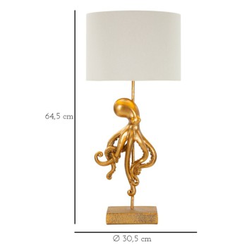 LAMPADA DA TAVOLO OCTOPUS GOLD