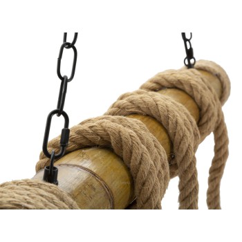 LAMPADARIO BAMBOO/ROPE