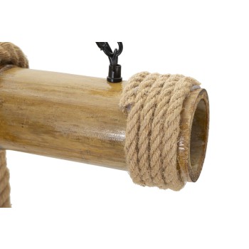 LAMPADARIO BAMBOO/ROPE