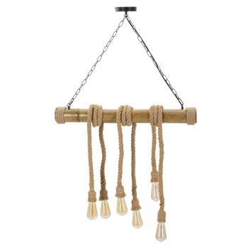 LAMPADARIO BAMBOO/ROPE