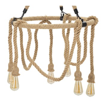 LAMPADARIO ROPE CIRCLE