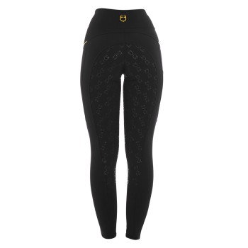 LEGGINGS DONNA SLIM FIT INSERTI MICRO MESH