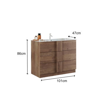 Mobile bagno con 2 o 3 cassetti JUPITER 