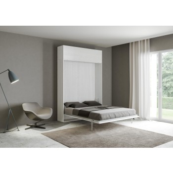 Mod.Kentaro 1/2 - Letto 120 Kentaro Bianco Frassino con pensile vasistas