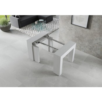 New Consolle Extra - Consolle allungabile 90x49/307 cm Extra Bianco Frassino