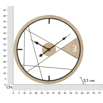 OROLOGIO DA MURO GEOMETRIC DESIGN